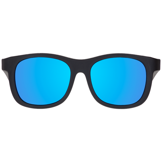 Jet Black Polarized Navigator | Cobalt Mirrored Lens