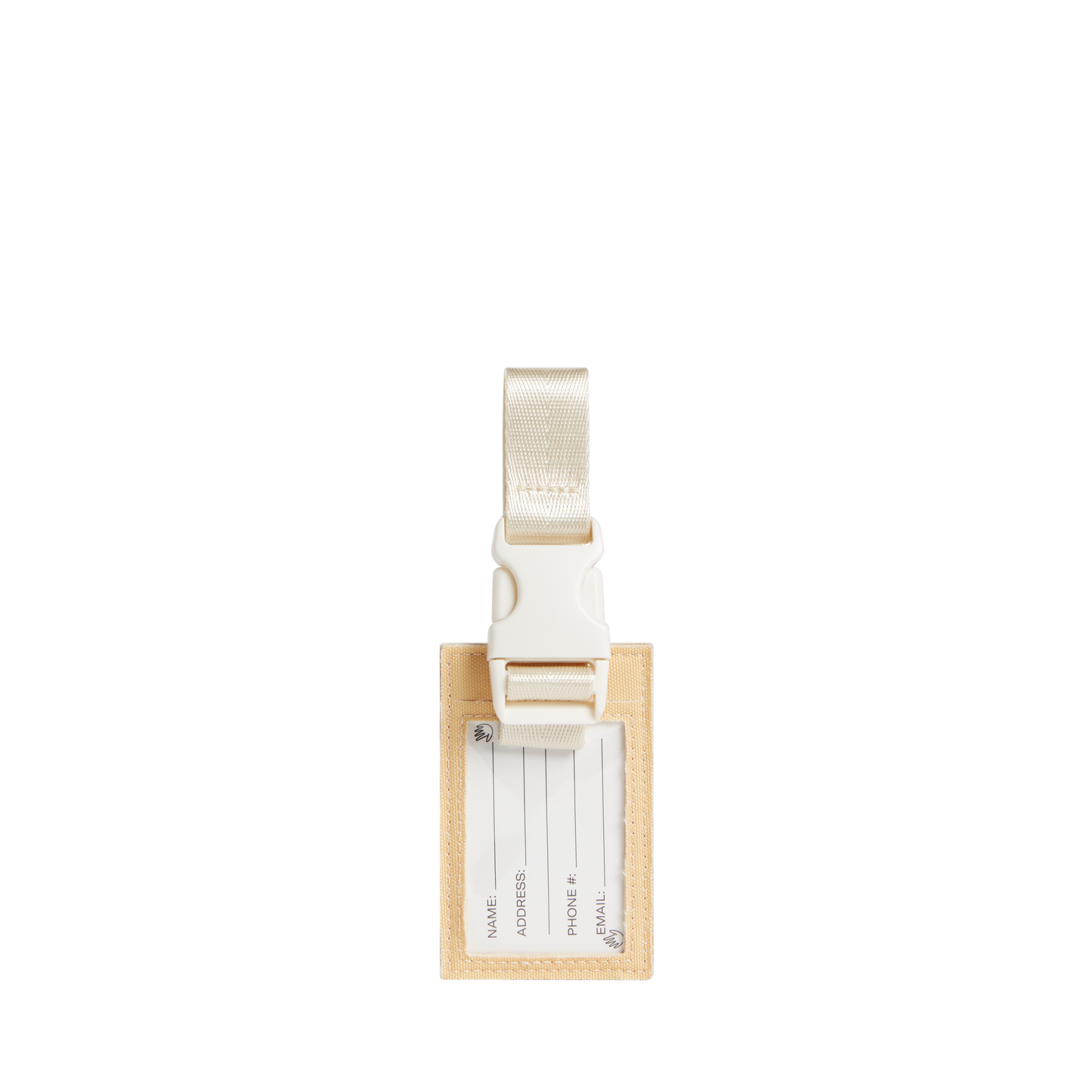 Gold Luggage Tag