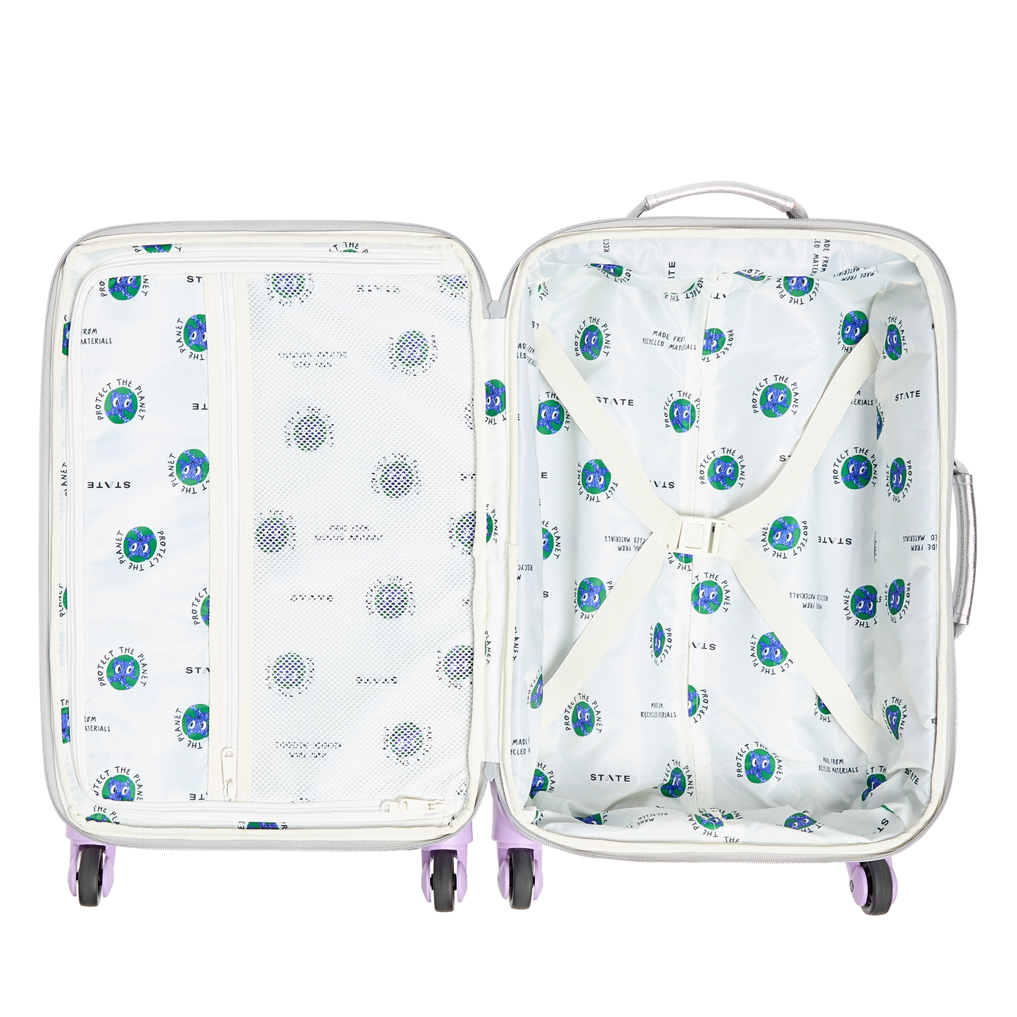 Patchwork Hearts Carry-On Suitcase