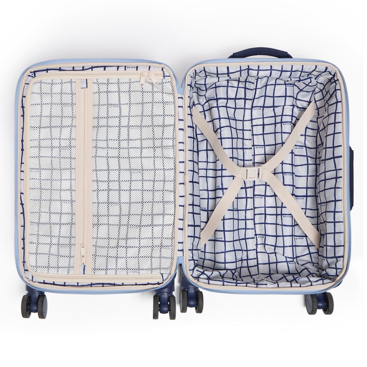 Navy Carry-On Suitcase