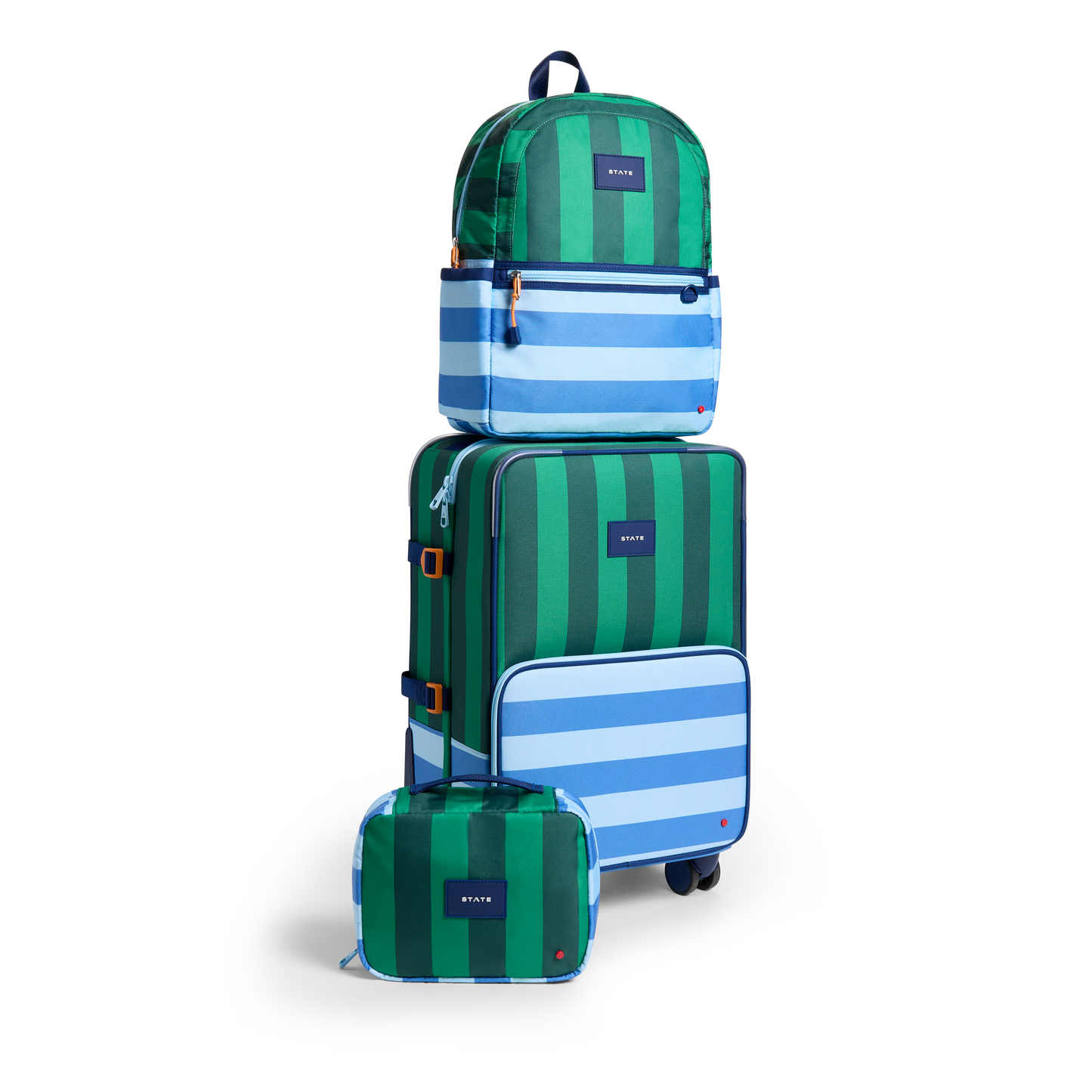 Stripe Carry-On Suitcase