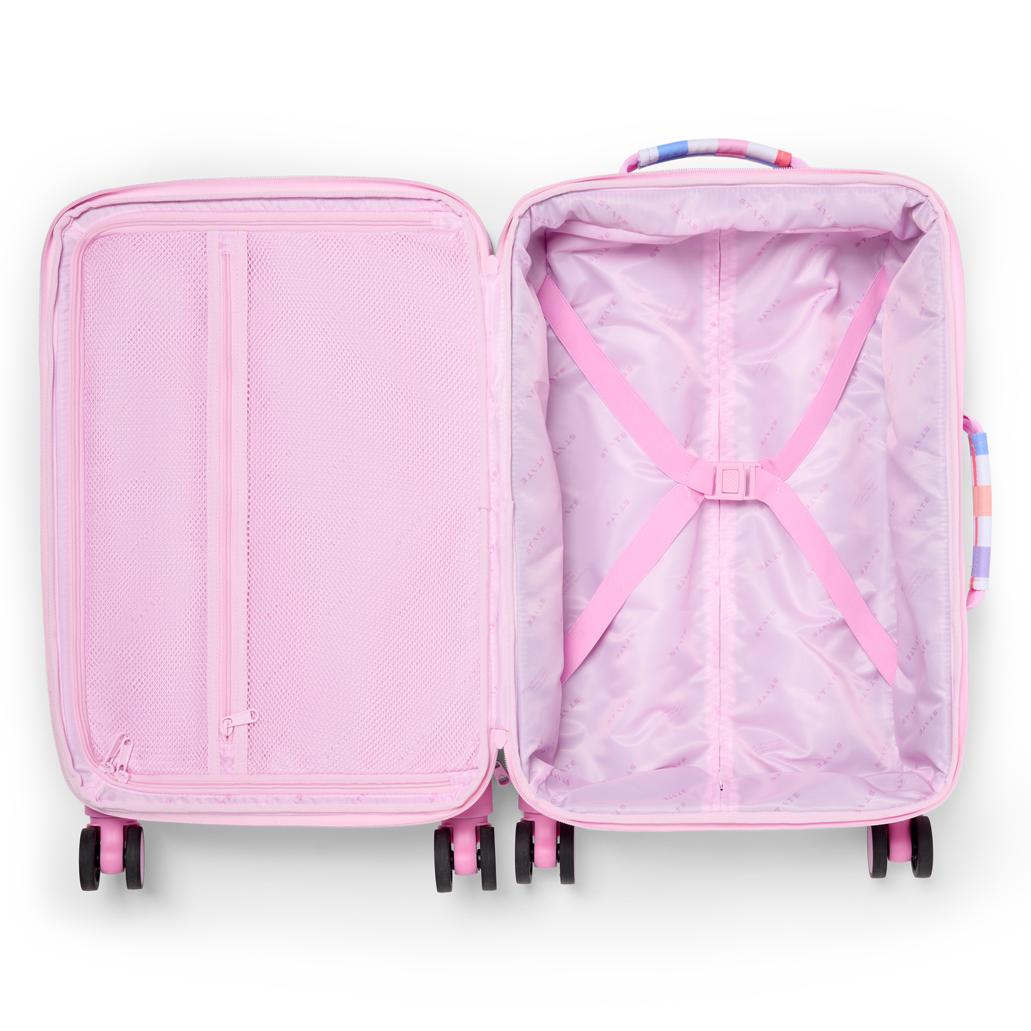 Multi Plaid Carry-On Suitcase