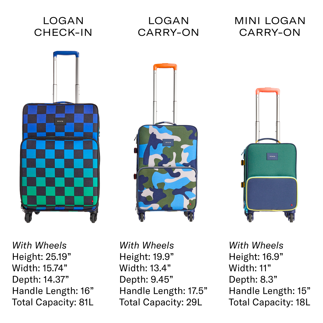 Patchwork Hearts Carry-On Suitcase