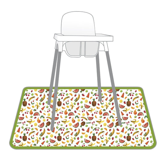 Tropical Fruit Splash Mat - from the World Of Eric Carle - A Waterproof Catch-All for Highchair Spills and More!