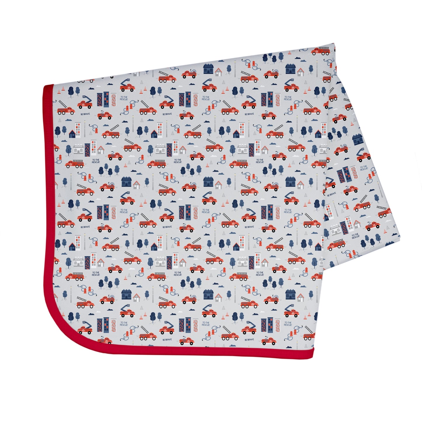 Be Brave - Firefighter Splash Mat - A Waterproof Catch-All for Highchair Spills and More!