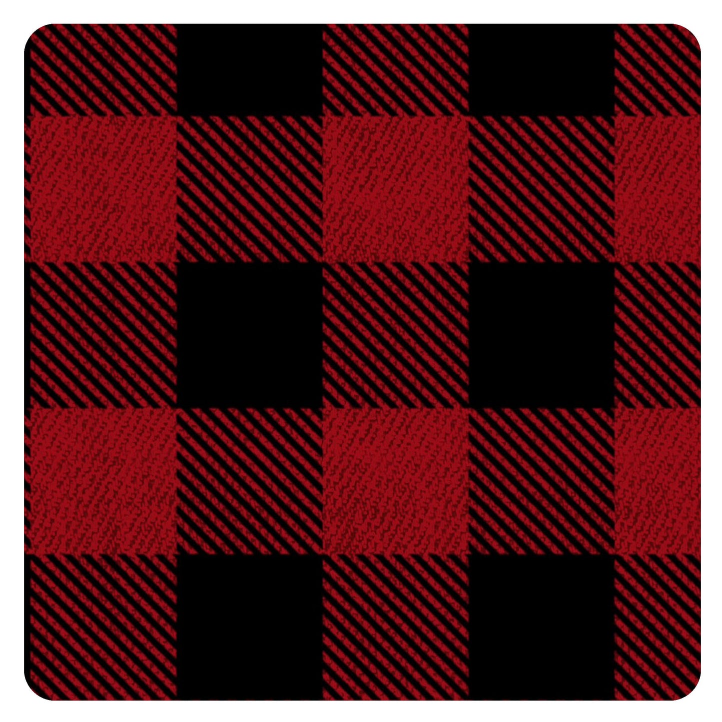 Red Buffalo Plaid Splash Mat - A Waterproof Catch-All for Highchair Spills and More!