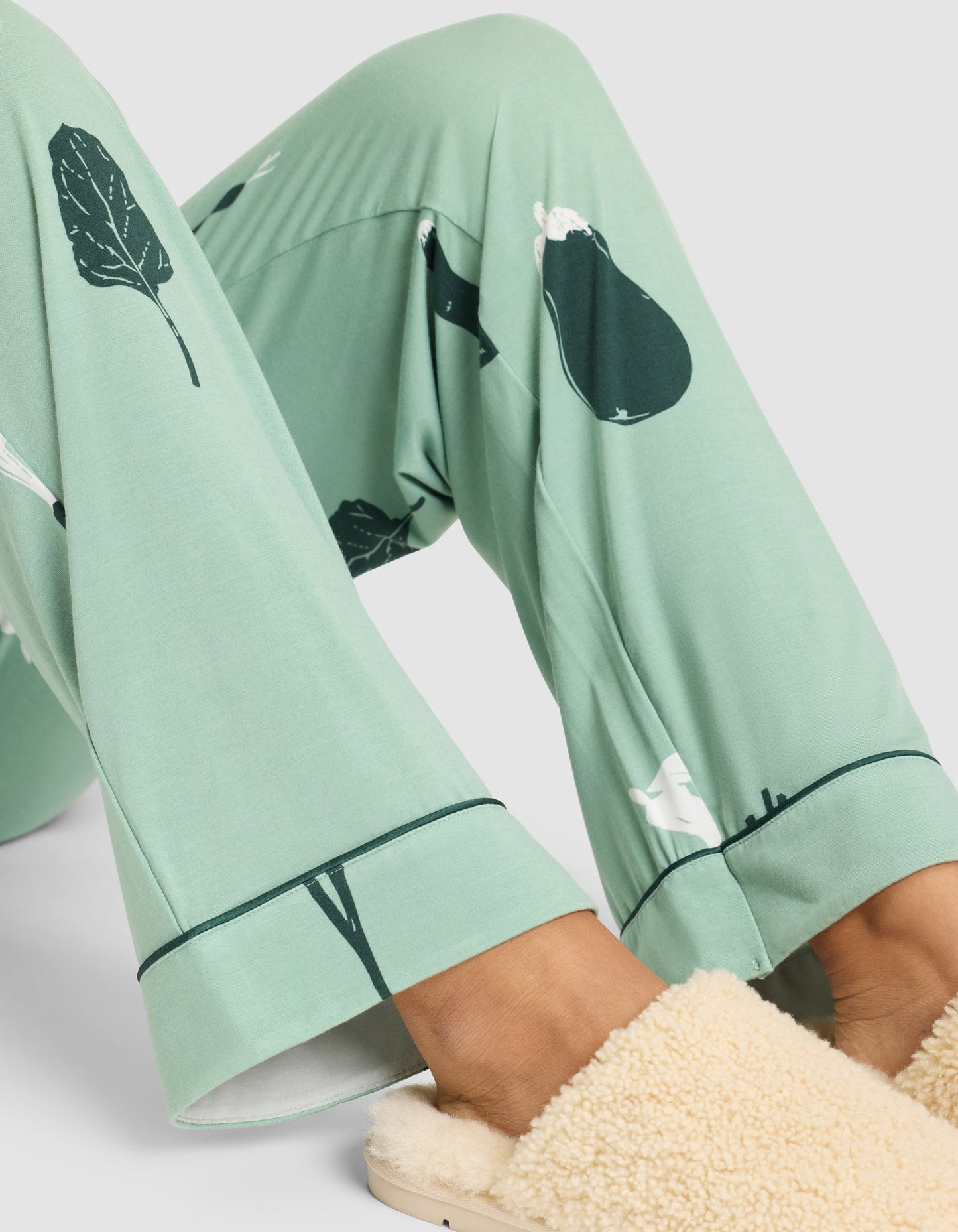 Women's Bamboo Stretch-Knit Short Sleeve & Pant Pajama Set