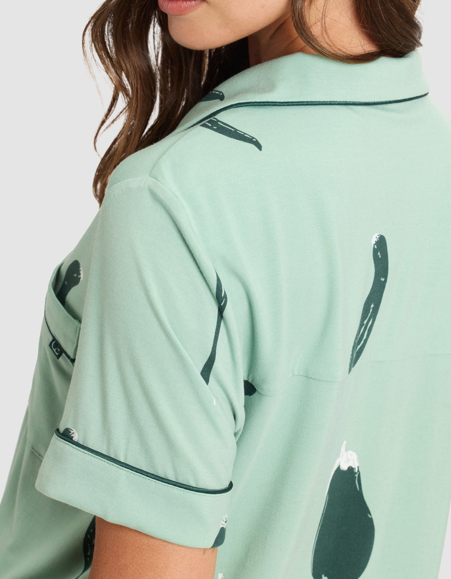 Women's Bamboo Stretch-Knit Short Sleeve & Pant Pajama Set