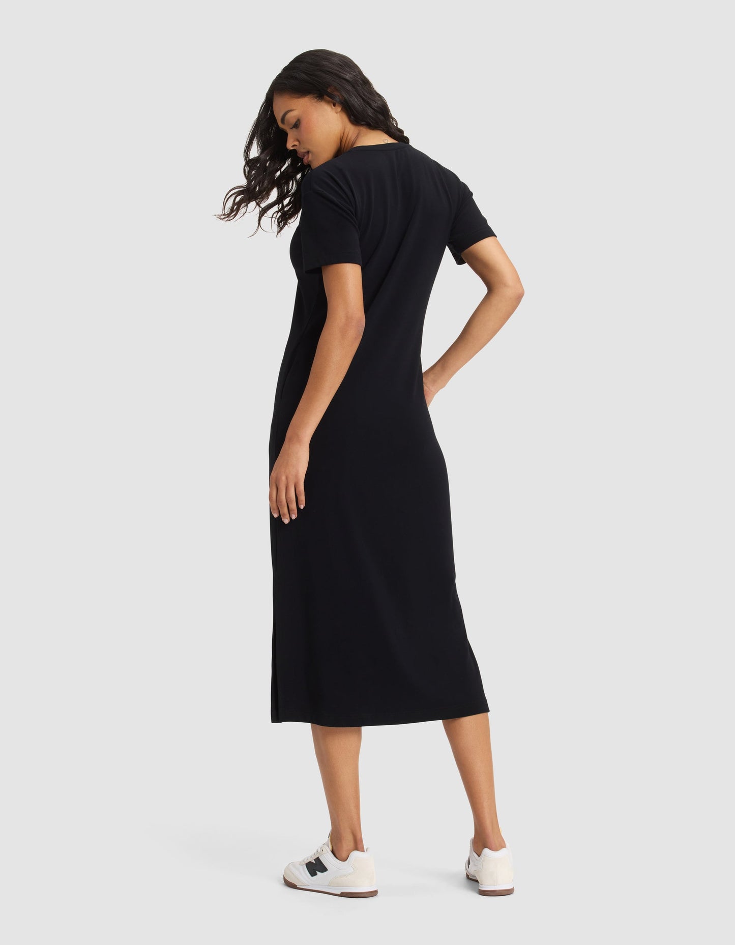 Women's Brushed Bamboo Midi Dress