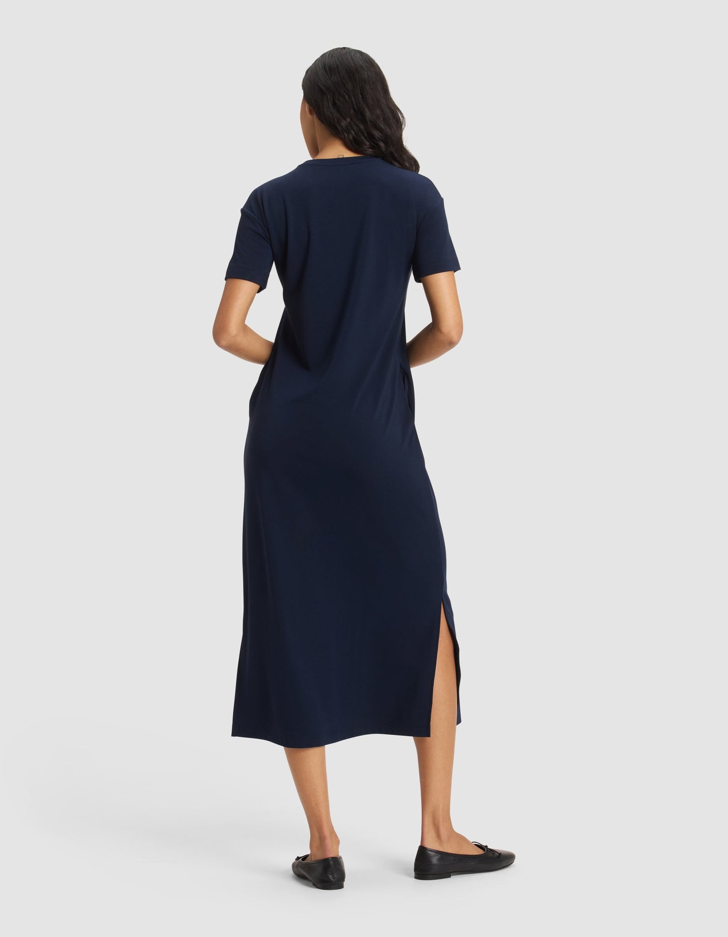 Women's Brushed Bamboo Midi Dress