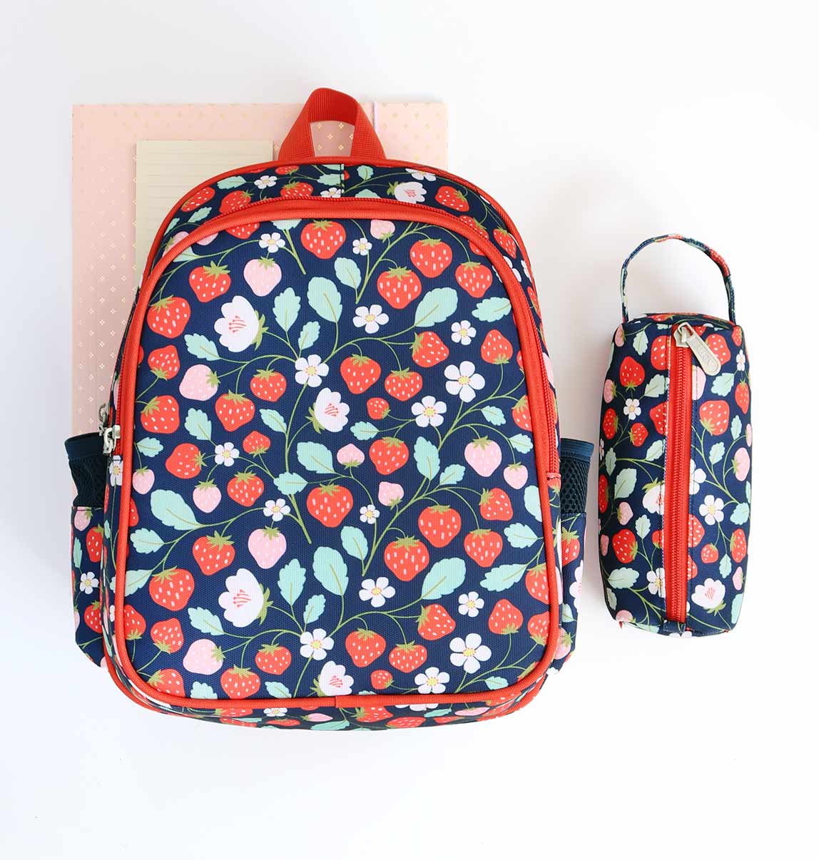 Kids Backpack - Strawberries