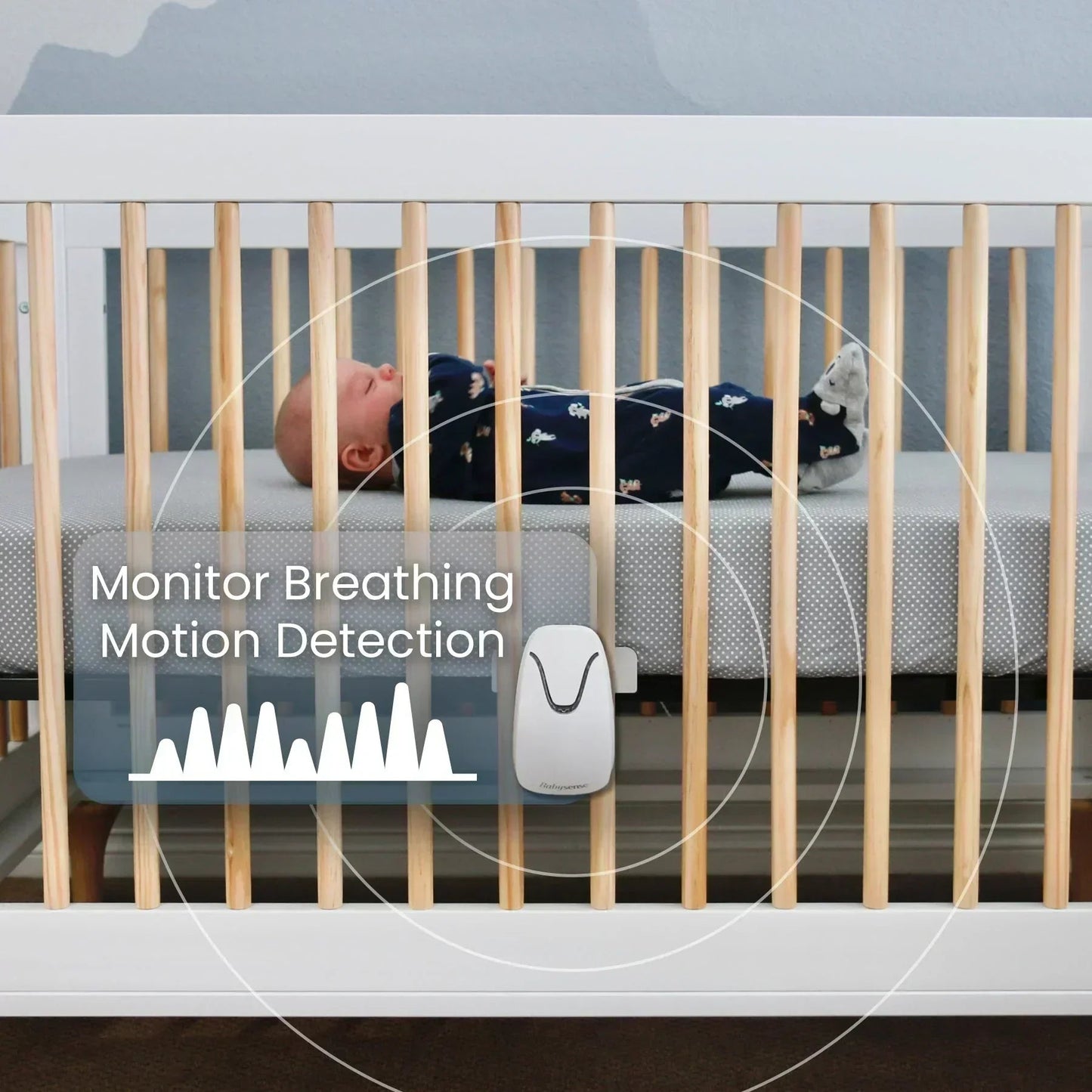 Babysense True Sleep: Video Baby Monitor with Breathing Motion Detection & Safety Alerts, 1 or 2 Cameras