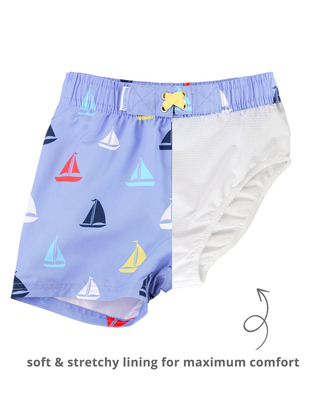 Boys Down By The Bay Swim Trunks: Blue