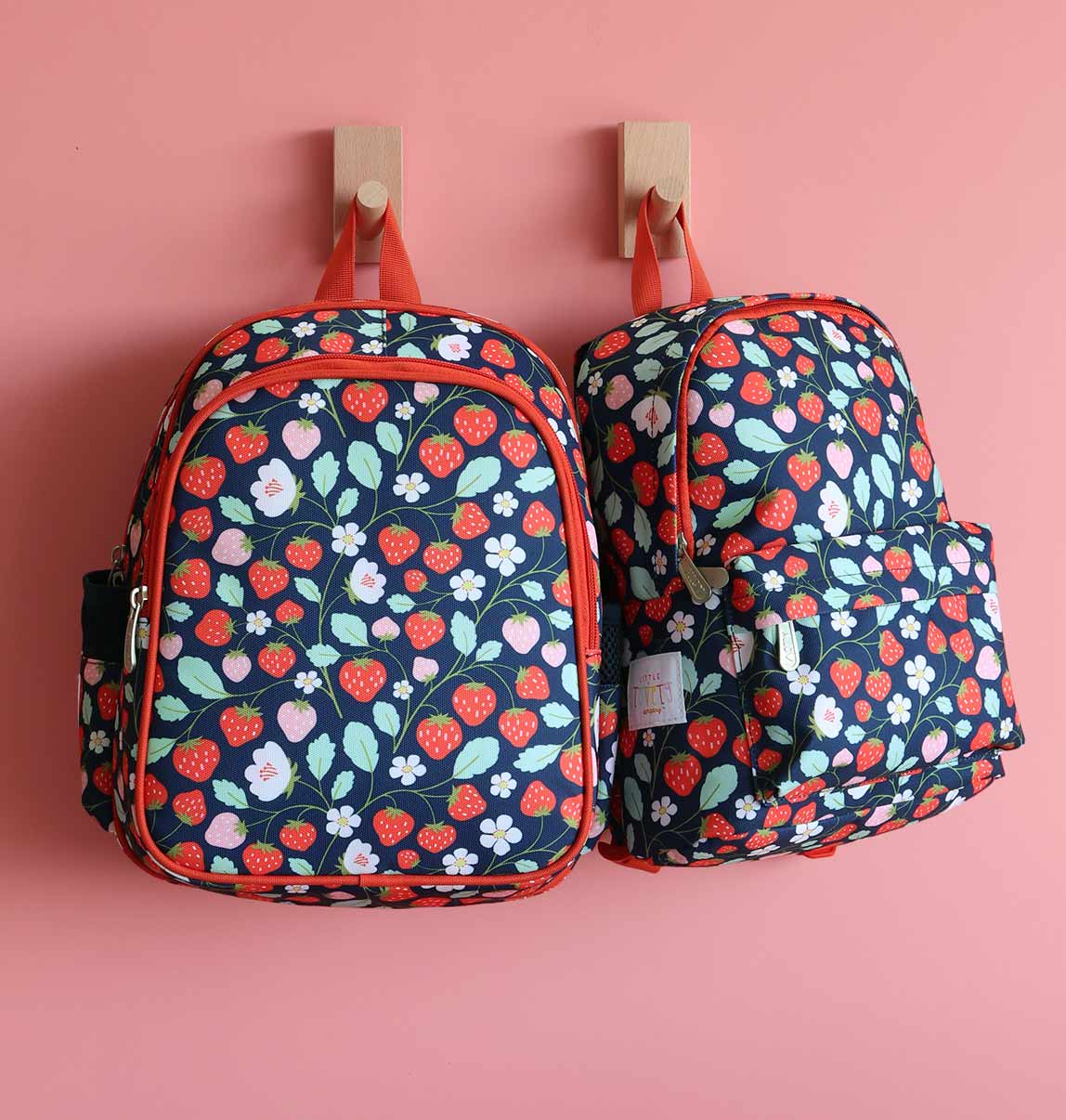 Kids Backpack - Strawberries