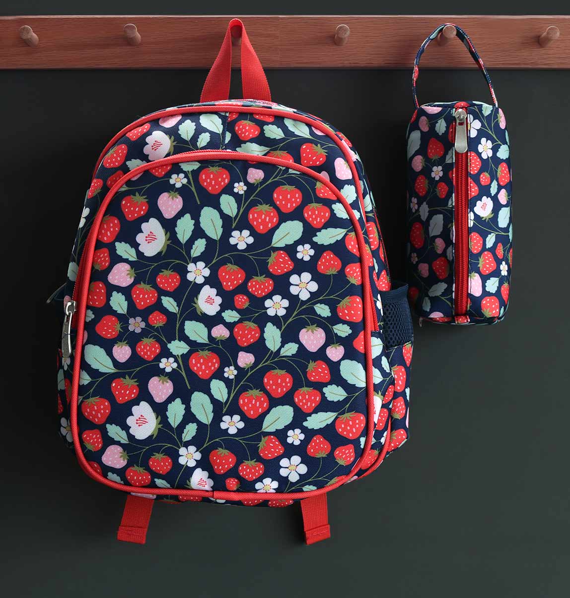 Kids Backpack - Strawberries