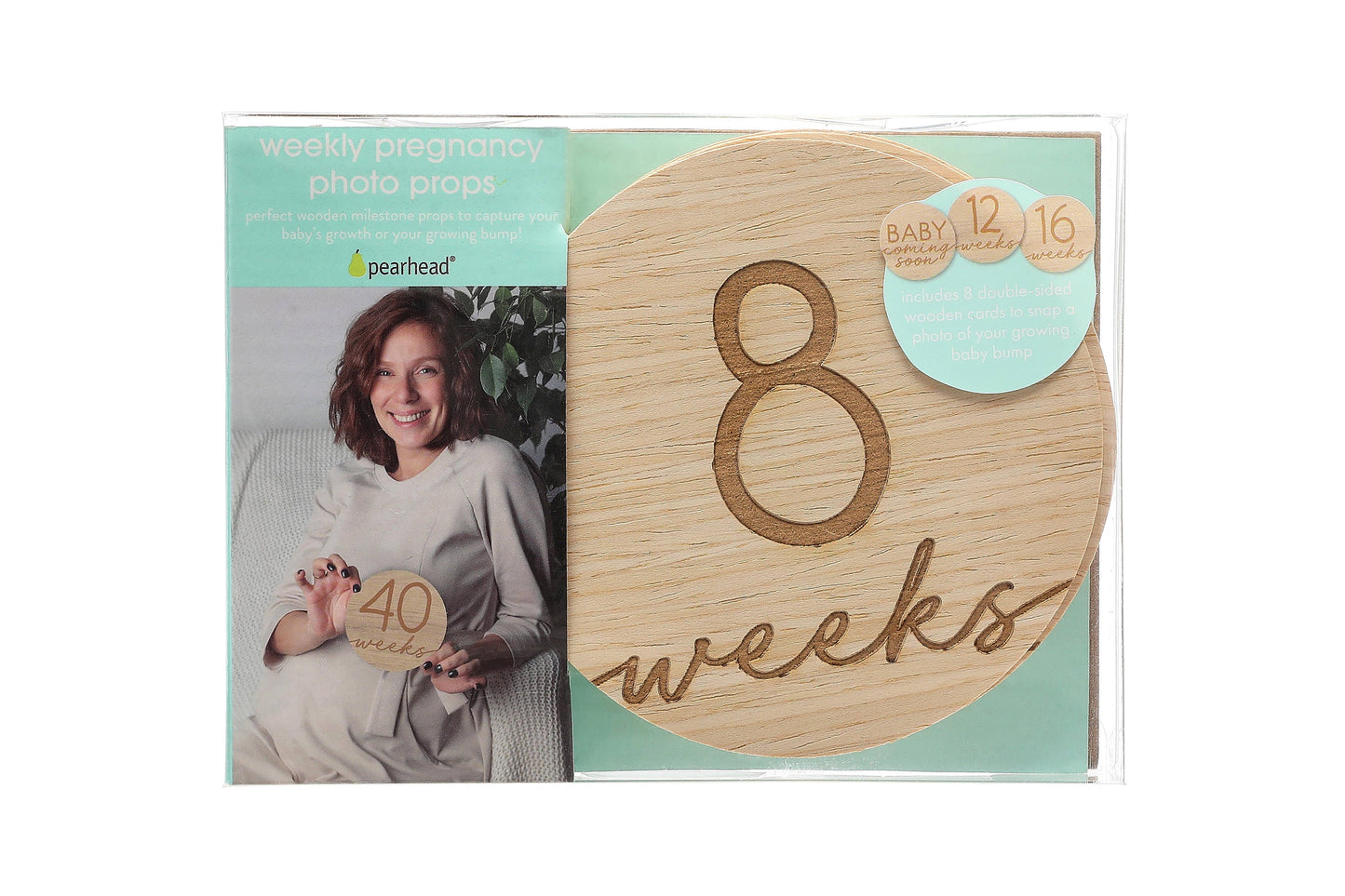 Pregnancy Journey Wooden Weekly Milestone Markers