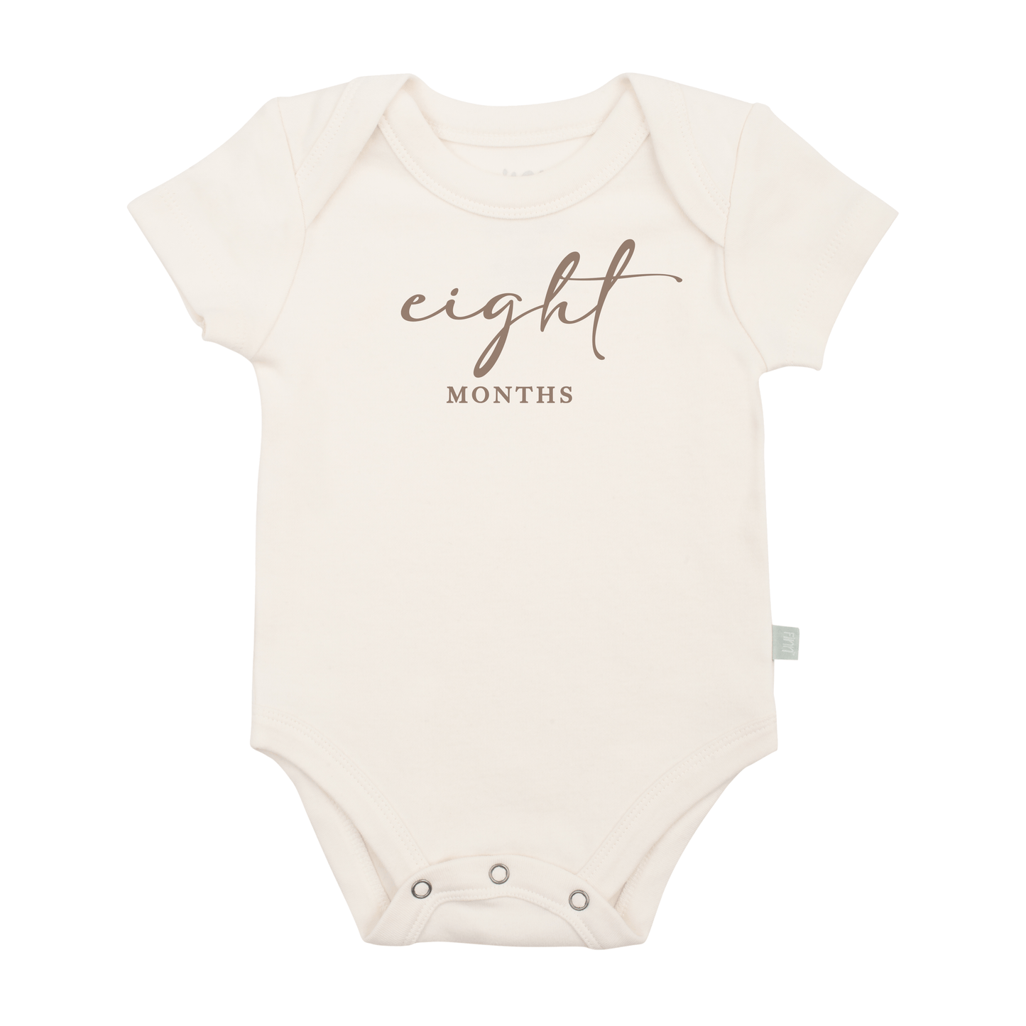 graphic bodysuit | eight months milestone taupe