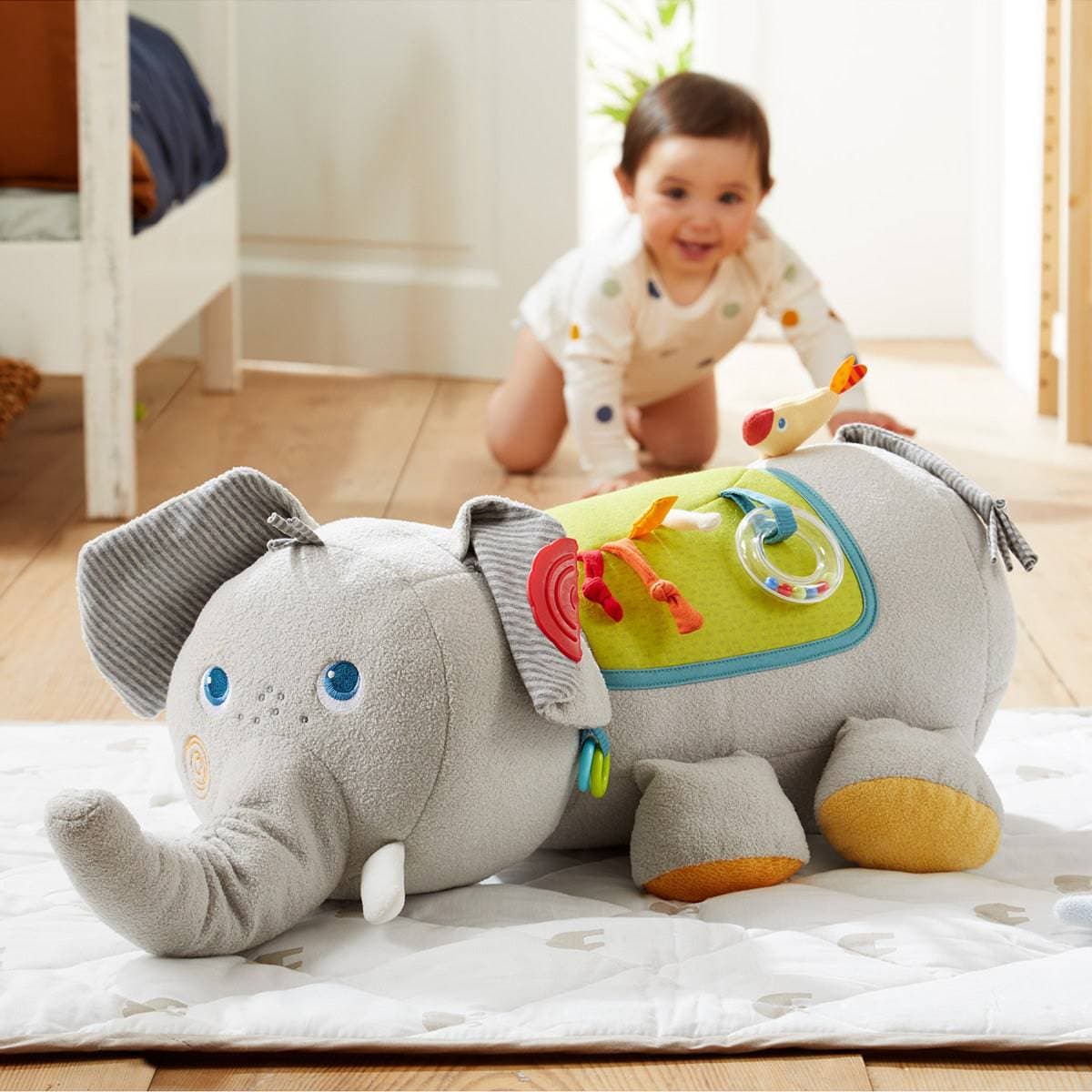 Elephant Discovery Pillow