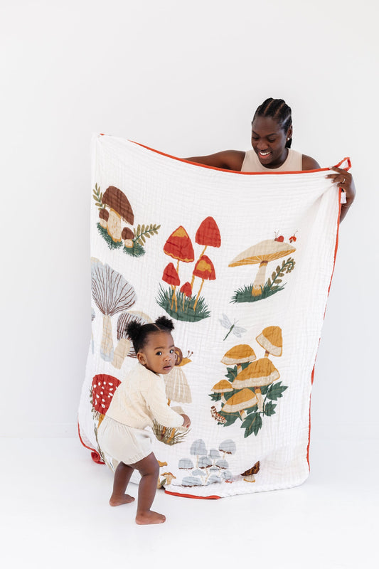Mushroom Throw Blanket