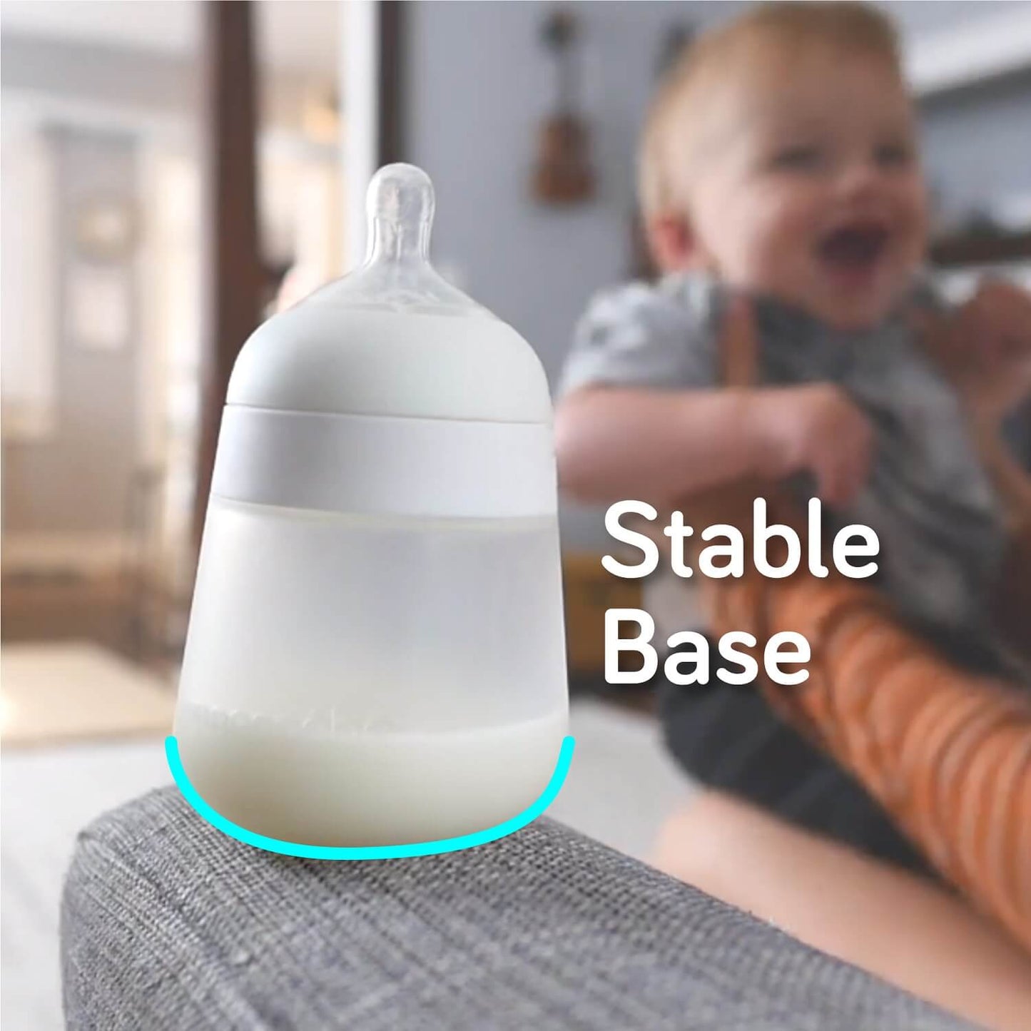 9oz Flexy Silicone Baby Bottle by Nanobébé US