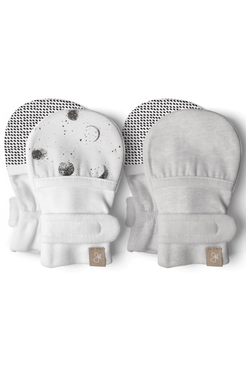 STAY ON 2-PACK MITTS | MANY MOONS + STORM GRAY