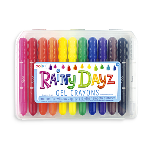 Make your windows, mirrors and glass surfaces works of art. Rainy Dayz Gel Crayons draw vibrant and bold colors on glass surfaces... and paper too. And for an extra 