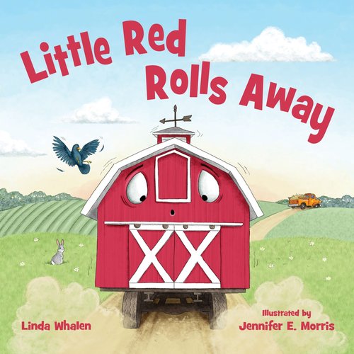 Little Red Rolls Away by Linda Whalen
When Little Red Barn wakes one morning, he finds his animal friends have gone. He's empty and alone. And then big noisy machine