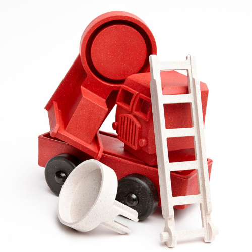 Who doesn't love a fire truck?! This fire truck is a five 5 part puzzle, with parts that fit together without frustration. This stem educational toy truck encourages