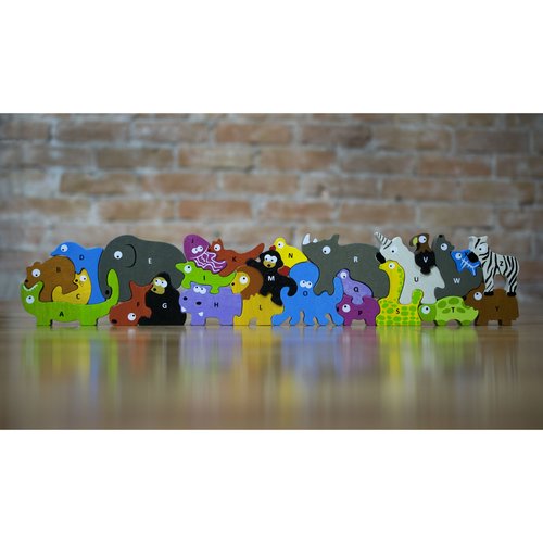 Boppabug BeginAgainANIMAL PARADE A TO Z PUZZLE
