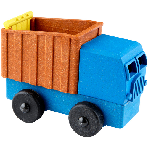 This Dump Truck is a four part puzzle and stacking toy that rewards your mini with a working truck. This STEM educational toy truck encourages early childhood develo