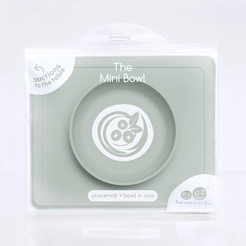 



The ezpz Mini Bowl is a smaller version of the Happy Bowl, and it is designed for infants and toddlers. The suction feature of the Mini Bowl helps little ones to