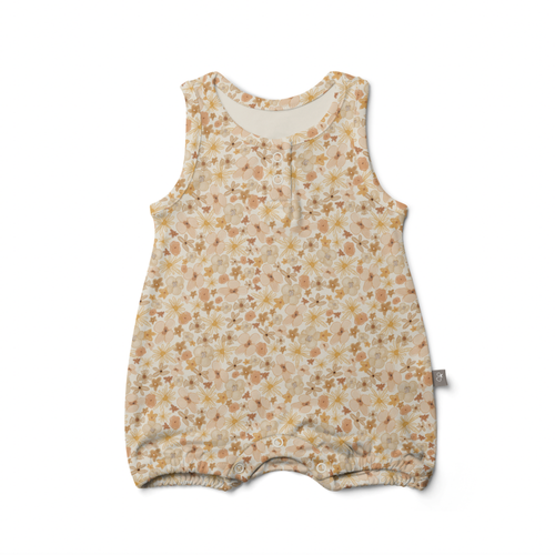 The Goumi piece everyone’s been asking for. Our romper is the coziest day wear for your babes. Perfect for warm weather play and cozy enough for sleep. Plus it looks
