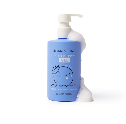 10oz | 296mL
Indulge in the fresh, clean scent of blueberries with Dabble &amp; Dollop's Blueberry 3-in-1 Shampoo, Body Wash, and Bubbles. Our versatile, plant-based