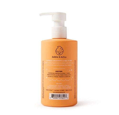 10oz | 296mL
Invigorate bath time with Tangerine's vibrant, uplifting aroma and Dabble &amp; Dollop's 3-in-1 Shampoo, Body Wash, and Bubble Bath Gel. Our luxurious, 