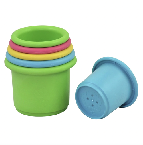 Encourages whole learning the healthy and natural way—Stacking cups for babies and toddlers are made from plant-based materials for a natural choice to help stimulat