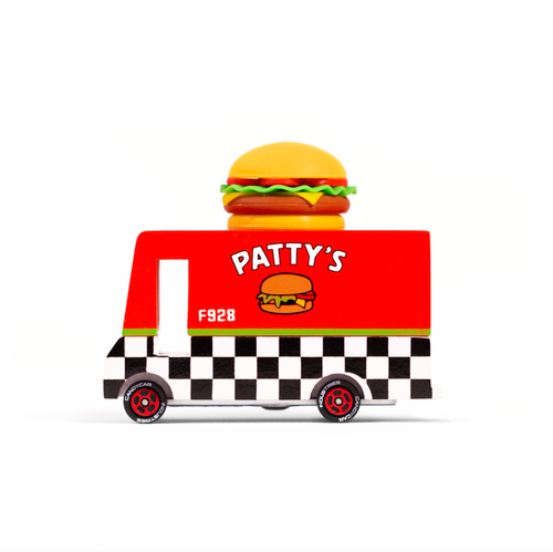 Order Up! We’ve got a #1 and a side of fries! Our Patty’s Van is complete with a bun and all the fixings. This squishy bun topper is absolutely too cute for words. W