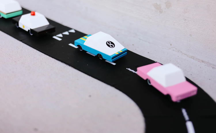 We like to call this one the bubble gum, for the pink in all of us. Part of our new candycar line, a cute 3 inches long.
Materials &amp; Info: Solid Beech wood, wate