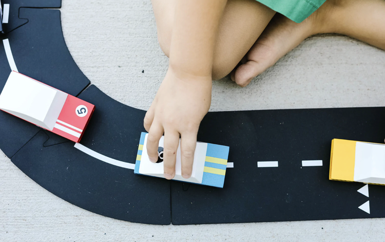 Smoking tires all day long, and chasing speed at the track. Part of our new candycar line, a cute 3 inches long. One of two of our racers, who said speed comes with 