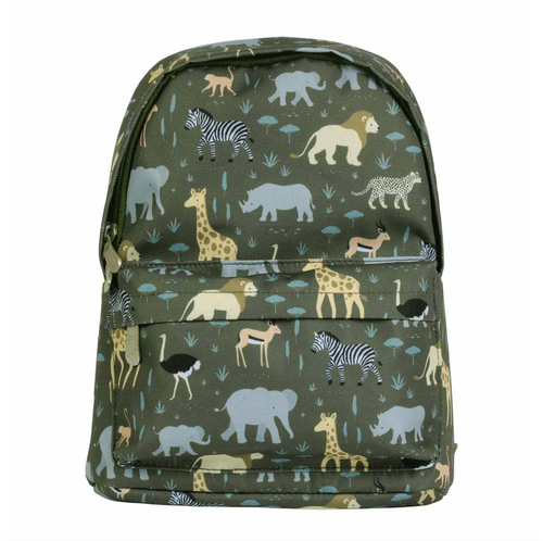 This little backpack the perfect size for toddlers. The front pocket is ideal for keeping smaller items; there is an additional pocket inside and plenty of space for