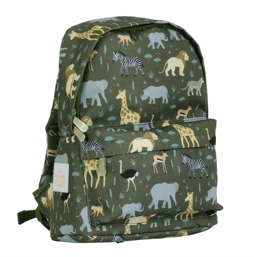 This little backpack the perfect size for toddlers. The front pocket is ideal for keeping smaller items; there is an additional pocket inside and plenty of space for