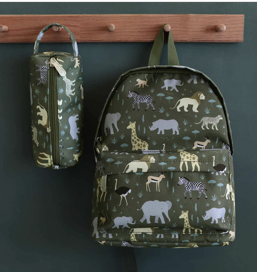 This little backpack the perfect size for toddlers. The front pocket is ideal for keeping smaller items; there is an additional pocket inside and plenty of space for