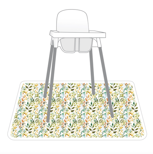 



This lightweight, waterproof mat is 45" in diameter and is designed to catch spills and splashes.
Ideal for:
- Under the high chair
- Indoor/Outdoor Picnics
- Po