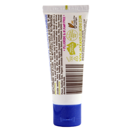 
Safe. Fun. Yum! This Jack N' Jill Toothpaste in Bubblegum flavour makes tooth brushing fun for kids, with a delicious Certified Organic fruity flavouring. Natural i