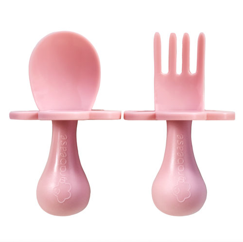 









Grabease utensils are one of the safest ways for babies to start self feeding. Our individual sets come with one pair of utensils. Comes with spoon and for