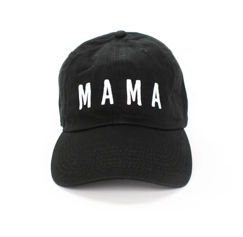 
Adult Size: 25”
Black “MAMA” hat featuring adjustable back with metal closure. Letters are embroidered.

