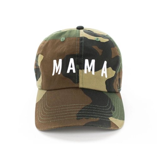 Adult Size: 25”
Black “MAMA” hat featuring adjustable back with metal closure. Letters are embroidered.