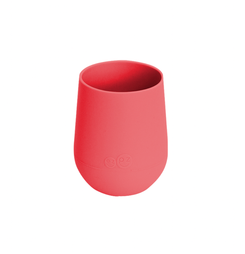 

Once children have mastered the skill of drinking from the Tiny Cup, they are ready to drink more ounces of liquid at mealtime with the Mini Cup. That’s right – yo