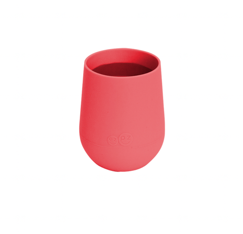 

Once children have mastered the skill of drinking from the Tiny Cup, they are ready to drink more ounces of liquid at mealtime with the Mini Cup. That’s right – yo
