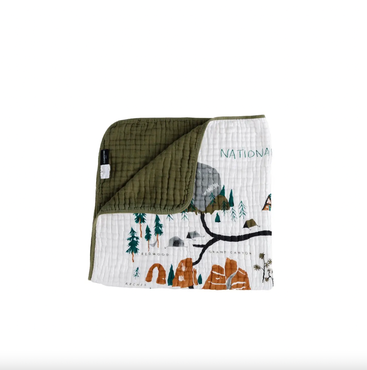 Spearmint baby national parks quilt sale