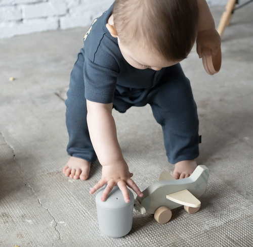 As one of your baby's first forays into drinking solo, it was so important that our sippy cups be soft and safe for developing gums and mouths - no hard edges here. 
